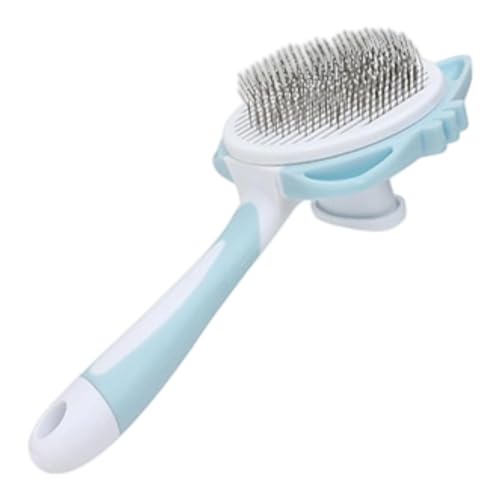 LOVIVER Hundekatze Pinsel mit Release Taste Haustier Kammbadpinsel für Innenkatzen Welpen Kätzchen, Blau LOVIVER Hundekatze Pinsel mit Release Taste Haustier Kammbadpinsel für Innenkatzen Welpen Kätzchen, Blau von LOVIVER