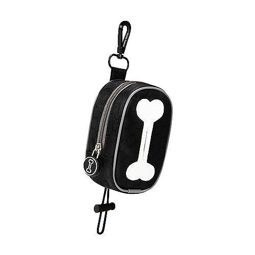 LOVIVER Hundekotbeutelhalter, Kotbeutelhalter mit Karabinerhaken, Kotbeutelträger für Leine, Auffangbeutel, Haustierkotbeutelspender für Wandern, Camping, Schwarz LOVIVER Hundekotbeutelhalter, Kotbeutelhalter mit Karabinerhaken, Kotbeutelträger für Leine, Auffangbeutel, Haustierkotbeutelspender für Wandern, Camping, Schwarz von LOVIVER