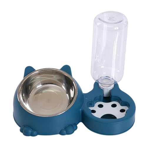 LOVIVER Hundenapf Futter- und Wasserspender Nass- und Trockenfutternapf für Welpen, Blau LOVIVER Hundenapf Futter- und Wasserspender Nass- und Trockenfutternapf für Welpen, Blau von LOVIVER