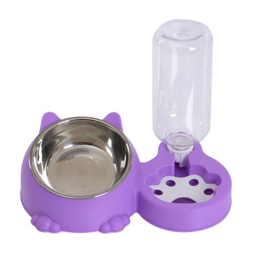 LOVIVER Hundenapf Futter- und Wasserspender Nass- und Trockenfutternapf für Welpen, Violett LOVIVER Hundenapf Futter- und Wasserspender Nass- und Trockenfutternapf für Welpen, Violett von LOVIVER