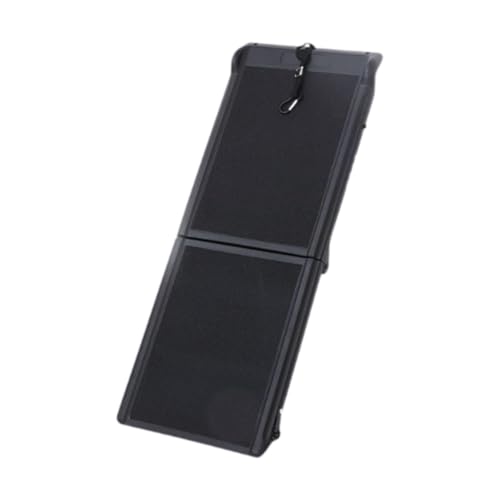 LOVIVER Hunderampe fürs Auto, Haustierleiter, faltbar, rutschfeste Hundekletterrampe, leichte Auto-Assist-Steps, Autorampe für Bettcouch (schwarz) von LOVIVER