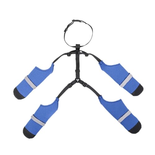 LOVIVER Hundestiefel mit Hosenträgern und Zusatzriemen, Pfotenschutz, verstellbar, Bequeme, weiche, rutschfeste Hundeschuhe für Wanderungen im Freien, XL LOVIVER Hundestiefel mit Hosenträgern und Zusatzriemen, Pfotenschutz, verstellbar, Bequeme, weiche, rutschfeste Hundeschuhe für Wanderungen im Freien, XL von LOVIVER