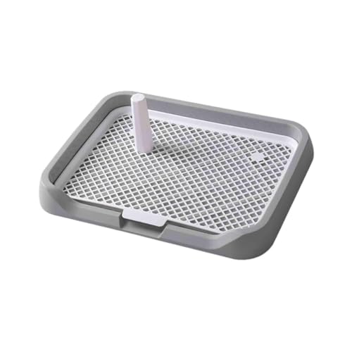LOVIVER Hundetöpfchen-Toilette, Hundetoilette, abnehmbar, 47 x 35 x 5 cm, Indoor-Haustier-PIPI-Toilette, Töpfchentrainer, Welpen-PIPI-Pad-Halter, grau LOVIVER Hundetöpfchen-Toilette, Hundetoilette, abnehmbar, 47 x 35 x 5 cm, Indoor-Haustier-PIPI-Toilette, Töpfchentrainer, Welpen-PIPI-Pad-Halter, grau von LOVIVER