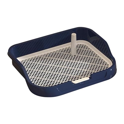 LOVIVER Hundetoilette, Töpfchen-Trainingsunterlagen für Hunde, wiederverwendbar, bequem, langlebig, Netz-Trainingstoilette, Töpfchentablett für Welpen, Marine LOVIVER Hundetoilette, Töpfchen-Trainingsunterlagen für Hunde, wiederverwendbar, bequem, langlebig, Netz-Trainingstoilette, Töpfchentablett für Welpen, Marine von LOVIVER