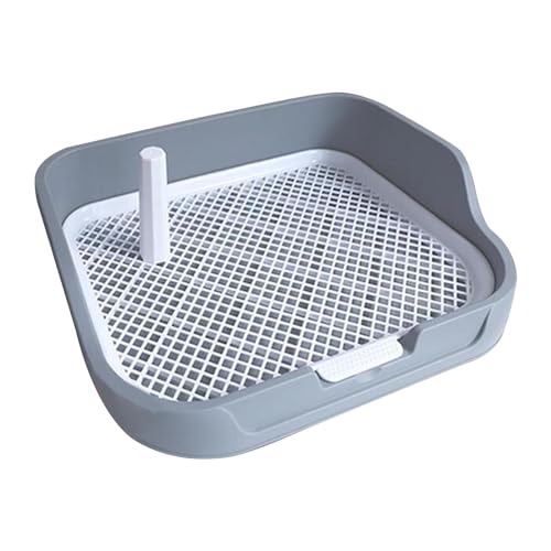 LOVIVER Hundetoilette, Töpfchen-Trainingsunterlagen für Hunde, wiederverwendbar, bequem, langlebig, Netz-Trainingstoilette, Töpfchentablett für Welpen, grau LOVIVER Hundetoilette, Töpfchen-Trainingsunterlagen für Hunde, wiederverwendbar, bequem, langlebig, Netz-Trainingstoilette, Töpfchentablett für Welpen, grau von LOVIVER