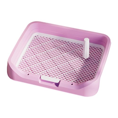 LOVIVER Hundetoilette, Welpen-Trainingstablett, wiederverwendbar, 15,55 x 18,90 x 3,35 Zoll, Haustier-Toiletten-Trainingshalter, Trainingstoilette, ROSA LOVIVER Hundetoilette, Welpen-Trainingstablett, wiederverwendbar, 15,55 x 18,90 x 3,35 Zoll, Haustier-Toiletten-Trainingshalter, Trainingstoilette, ROSA von LOVIVER