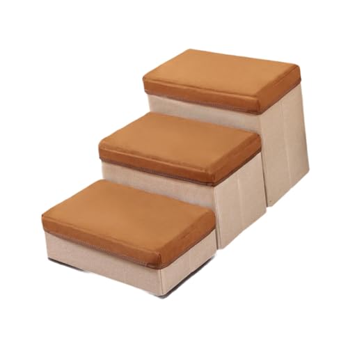 LOVIVER Hundetreppe, multifunktionale 3-Stufen-Hunderampe und Aufbewahrungsbox für Welpenbett, Couch, Sofa, Stuhl, Zubehör für den Innen- und Außenbereich, Kaffee LOVIVER Hundetreppe, multifunktionale 3-Stufen-Hunderampe und Aufbewahrungsbox für Welpenbett, Couch, Sofa, Stuhl, Zubehör für den Innen- und Außenbereich, Kaffee von LOVIVER