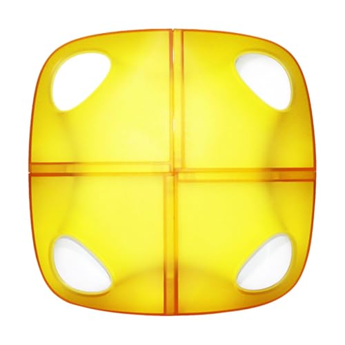 LOVIVER Interaktives Katzenspielzeug, Katzenpuzzle, berührungsempfindlich, automatisches Federflattern, Teaser-Spielzeug, schützt Möbel, elektronisches, GELB von LOVIVER