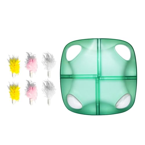 LOVIVER Interaktives Katzenspielzeug, Katzenpuzzle, berührungsempfindlich, automatisches Federflattern, Teaser-Spielzeug, schützt Möbel, elektronisches, grün ersetzen LOVIVER Interaktives Katzenspielzeug, Katzenpuzzle, berührungsempfindlich, automatisches Federflattern, Teaser-Spielzeug, schützt Möbel, elektronisches, grün ersetzen von LOVIVER