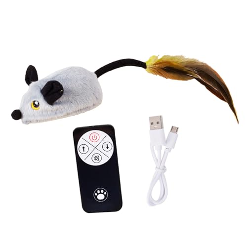LOVIVER Interaktives Übungsspielzeug für Katzen, lustiges Übungsspielzeug für Kätzchen, wiederaufladbar über USB, mit Stimme, anregendes Katzenspielzeug, Grau LOVIVER Interaktives Übungsspielzeug für Katzen, lustiges Übungsspielzeug für Kätzchen, wiederaufladbar über USB, mit Stimme, anregendes Katzenspielzeug, Grau von LOVIVER