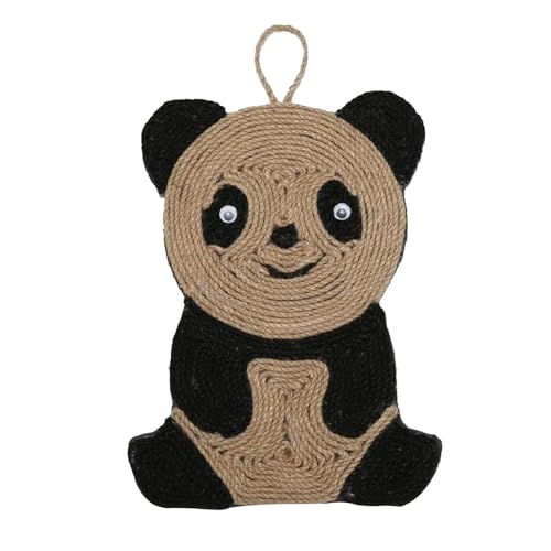 LOVIVER Katze Scratcher Pad Katze Schlafen Pad Haustier Geschenk Montiert Niedlichen Möbel Krallen Hängen Matte Übung Spielen, Panda von LOVIVER