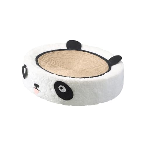 LOVIVER Katzen Kratzbrett Schüssel Kratzkissen Nest Schleifen Krallenauflage Spielen Schlafen Kratzkissen Haustierkissen für Katzen im Innenbereich Kitty, Panda LOVIVER Katzen Kratzbrett Schüssel Kratzkissen Nest Schleifen Krallenauflage Spielen Schlafen Kratzkissen Haustierkissen für Katzen im Innenbereich Kitty, Panda von LOVIVER