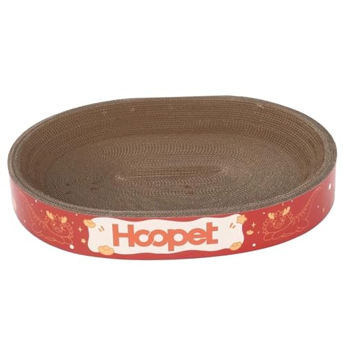 LOVIVER Katzen Pappbett Oval, Katze Kratzbrett Pappe, Ovales Katzenkratzpad, 2 in 1 Ovales Katzen Katzenkratzbrett, Möbelschutz Schutz zum Spielen, Katzenkratzpad für Couch, Teppiche, Sofa, XL LOVIVER Katzen Pappbett Oval, Katze Kratzbrett Pappe, Ovales Katzenkratzpad, 2 in 1 Ovales Katzen Katzenkratzbrett, Möbelschutz Schutz zum Spielen, Katzenkratzpad für Couch, Teppiche, Sofa, XL von LOVIVER