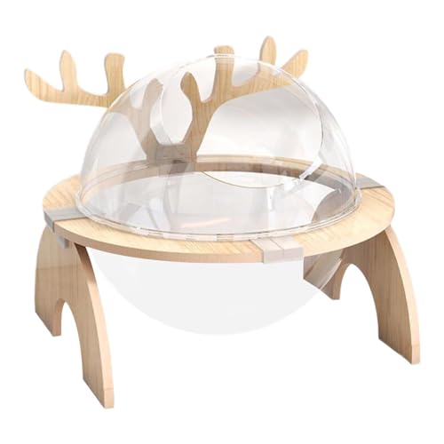 LOVIVER Katzenbett, Haustierbett, Haus, Raumkapsel, Katzenhaus, Katzenmöbel, Katzenspielzeug, Modernes Schlafnest, Katzenklettergerüst, S mit Oberteil LOVIVER Katzenbett, Haustierbett, Haus, Raumkapsel, Katzenhaus, Katzenmöbel, Katzenspielzeug, Modernes Schlafnest, Katzenklettergerüst, S mit Oberteil von LOVIVER