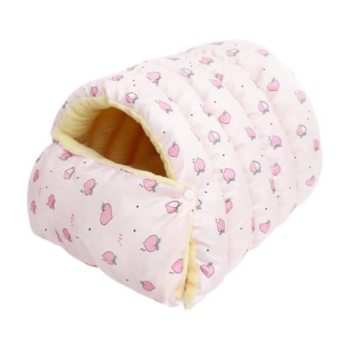 LOVIVER Katzenbett, Katzennest, weich, bequem, Schlafsack, abnehmbare, waschbare, warme Haustierbetthöhle für Katzen, Hunde, Heimtierbedarf, Welpen, Peach S LOVIVER Katzenbett, Katzennest, weich, bequem, Schlafsack, abnehmbare, waschbare, warme Haustierbetthöhle für Katzen, Hunde, Heimtierbedarf, Welpen, Peach S von LOVIVER