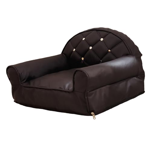 LOVIVER Katzencouch Katzensofa Tragbar für Mittelgroße Kleine Hunde Katzen, Bequemes Leicht zu Reinigendes Reißverschlussdesign, Welpenschlafbett, Schwarz LOVIVER Katzencouch Katzensofa Tragbar für Mittelgroße Kleine Hunde Katzen, Bequemes Leicht zu Reinigendes Reißverschlussdesign, Welpenschlafbett, Schwarz von LOVIVER