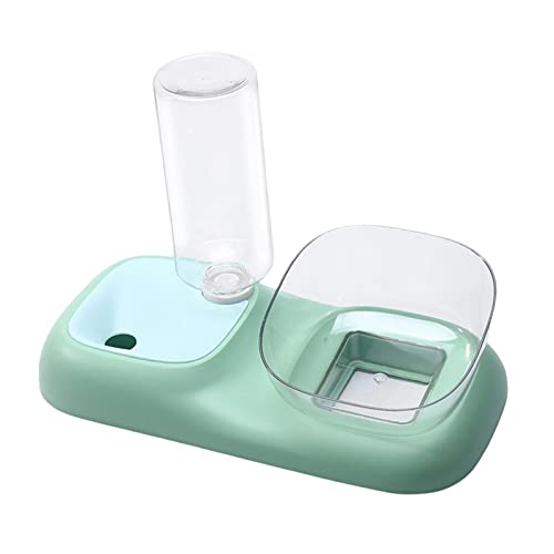 LOVIVER Katzenfutterautomat Und Automatischer Wasserspender mit 500 Ml Trinkflasche von LOVIVER