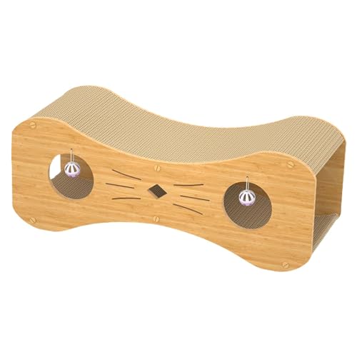 LOVIVER Katzenkratz-Lounge, Katzen-Etagenbett, rutschfestes Versteck, Katzenkratztunnel für kleine, mittelgroße und große Katzen im Innenbereich, 2XL Holz LOVIVER Katzenkratz-Lounge, Katzen-Etagenbett, rutschfestes Versteck, Katzenkratztunnel für kleine, mittelgroße und große Katzen im Innenbereich, 2XL Holz von LOVIVER