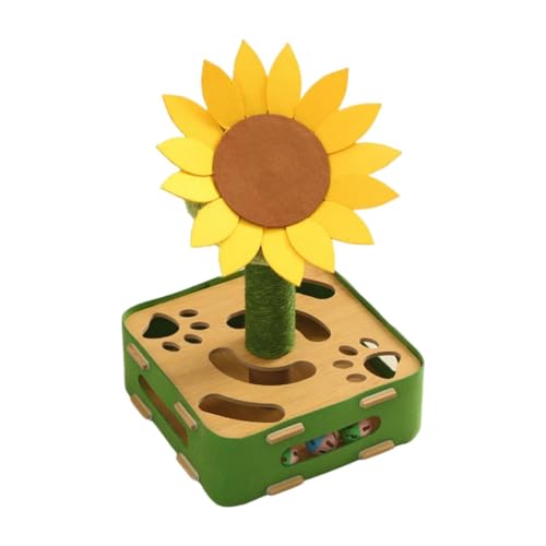 LOVIVER Katzenkratzbaum, interaktives Spielzeug für Haustiere, Katzenbaumständer, Geschenk, stilvolle Übung, niedlicher Möbelschutz, Kratzbaum von LOVIVER