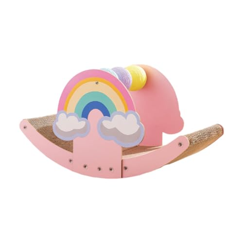 LOVIVER Katzenkratzbaum, stabiles Katzenmöbel, bequemes Zubehör, Katzenliege, Katzenkratzbrett für Kätzchen, Zimmerkatzen, Kätzchen, Regenbogen LOVIVER Katzenkratzbaum, stabiles Katzenmöbel, bequemes Zubehör, Katzenliege, Katzenkratzbrett für Kätzchen, Zimmerkatzen, Kätzchen, Regenbogen von LOVIVER