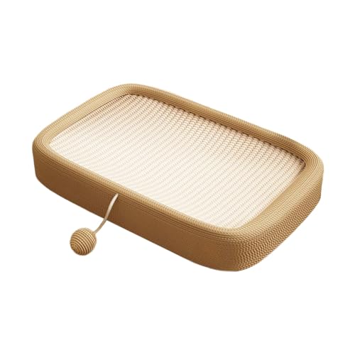 LOVIVER Katzenkratzbrett, Katzenbett, Kratzbrett, Ruhebett für Kätzchen, Kratzcouch, Katzenkratzmatte für kleine, mittelgroße und große Katzen, Beige LOVIVER Katzenkratzbrett, Katzenbett, Kratzbrett, Ruhebett für Kätzchen, Kratzcouch, Katzenkratzmatte für kleine, mittelgroße und große Katzen, Beige von LOVIVER