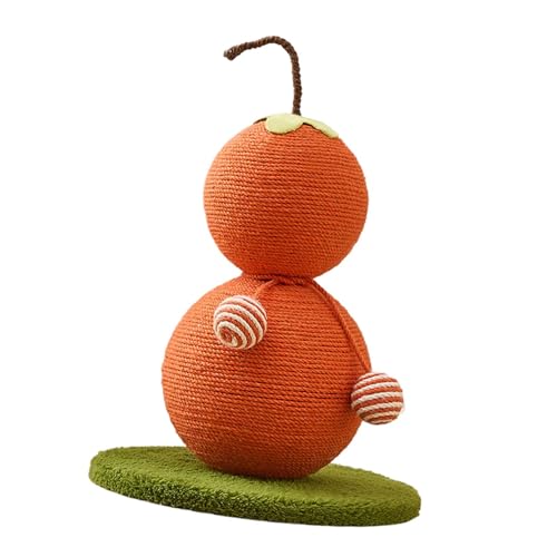 LOVIVER Katzenkratzer Ball Sisal Scratch Post Mahlklaue Süße Katzenkratzer Kratzposten für Innenkatzen Kätzchen Training, Orange LOVIVER Katzenkratzer Ball Sisal Scratch Post Mahlklaue Süße Katzenkratzer Kratzposten für Innenkatzen Kätzchen Training, Orange von LOVIVER