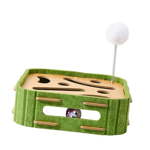 LOVIVER Katzenkratzer -Spielzeugkatze Kratzplatte Multipurpose Interactive Box Scratch Pad Kätzchen Lounge für Innenkätzchen Training, Quadrat LOVIVER Katzenkratzer -Spielzeugkatze Kratzplatte Multipurpose Interactive Box Scratch Pad Kätzchen Lounge für Innenkätzchen Training, Quadrat von LOVIVER