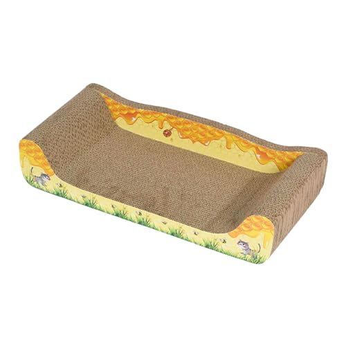 LOVIVER Katzenkratzer aus Pappe, Katzenkratzbett, Haustierbett, verhindert Schäden an Möbeln, Lounge-Katzensofa für drinnen, Katzen, Kätzchen, Übung, l LOVIVER Katzenkratzer aus Pappe, Katzenkratzbett, Haustierbett, verhindert Schäden an Möbeln, Lounge-Katzensofa für drinnen, Katzen, Kätzchen, Übung, l von LOVIVER