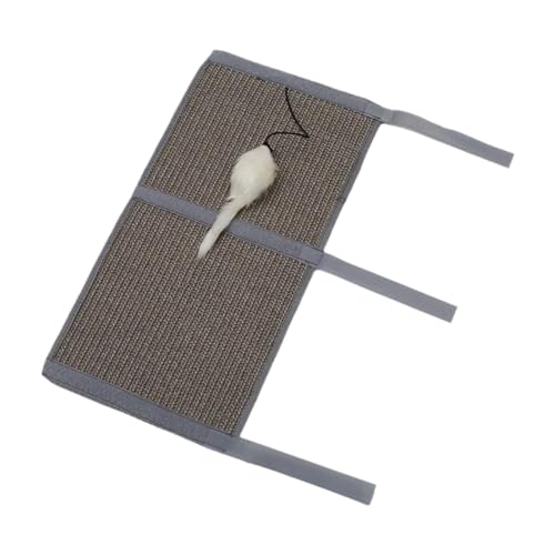 LOVIVER Katzenkratzmatte, Bodenkatzenkratzpad mit Mausspielzeug, einfach zu installierender Möbelschutz, Kratzpad zum Spielen am Tisch, 25x50cm LOVIVER Katzenkratzmatte, Bodenkatzenkratzpad mit Mausspielzeug, einfach zu installierender Möbelschutz, Kratzpad zum Spielen am Tisch, 25x50cm von LOVIVER