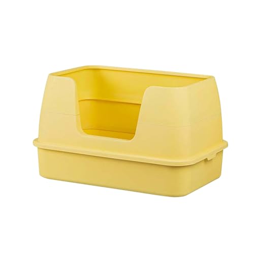 LOVIVER Katzentoilette, offene Katzentoilette, leicht zu reinigendes Katzensandbecken, spritzwassergeschützt, verhindert Sandaustritt, stabiles LOVIVER Katzentoilette, offene Katzentoilette, leicht zu reinigendes Katzensandbecken, spritzwassergeschützt, verhindert Sandaustritt, stabiles von LOVIVER