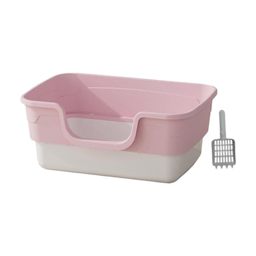 LOVIVER Katzentoilette mit niedrigem Einstieg, Katzensandkasten, Katzensandbecken mit hohen Seiten, tragbar, spritzwassergeschützt, Kätzchentoilette, ROSA, m LOVIVER Katzentoilette mit niedrigem Einstieg, Katzensandkasten, Katzensandbecken mit hohen Seiten, tragbar, spritzwassergeschützt, Kätzchentoilette, ROSA, m von LOVIVER