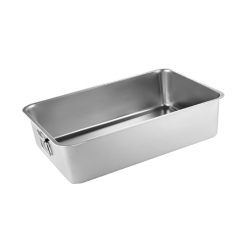 LOVIVER Katzentoilette mit offener Oberseite, Katzentoilette für Haustiere, tragbare Katzentoilette aus Metall, Katzentoilette für den Innenbereich, für, 40cmx30cmx10cm LOVIVER Katzentoilette mit offener Oberseite, Katzentoilette für Haustiere, tragbare Katzentoilette aus Metall, Katzentoilette für den Innenbereich, für, 40cmx30cmx10cm von LOVIVER
