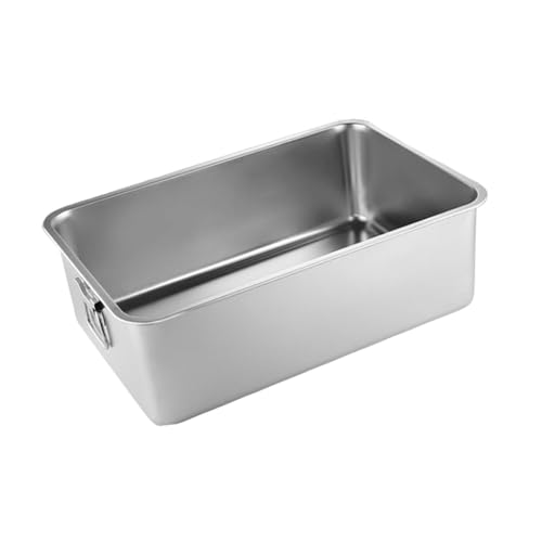 LOVIVER Katzentoilette mit offener Oberseite, Katzentoilette für Haustiere, tragbare Katzentoilette aus Metall, Katzentoilette für den Innenbereich, für, 40cmx30cmx15cm LOVIVER Katzentoilette mit offener Oberseite, Katzentoilette für Haustiere, tragbare Katzentoilette aus Metall, Katzentoilette für den Innenbereich, für, 40cmx30cmx15cm von LOVIVER