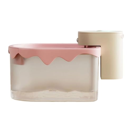 LOVIVER Katzentrinkbrunnen, 2,5 l, Haustierbedarf, Reiseversorgung mit mehrschichtigem, automatischer Wasserspender für Hunde außer Haus, Rosa von LOVIVER