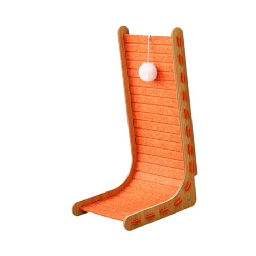 LOVIVER Kratzbaum für Katzen, Schleifkralle, Heimdekoration, Lounge-Bett, verhindert Schäden an Möbeln, Schlafnest-Geschenke für Katzen aus Holz, Kratzmatte, Orange LOVIVER Kratzbaum für Katzen, Schleifkralle, Heimdekoration, Lounge-Bett, verhindert Schäden an Möbeln, Schlafnest-Geschenke für Katzen aus Holz, Kratzmatte, Orange von LOVIVER