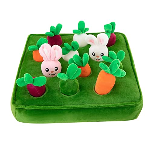 LOVIVER Kreatives Garten-Karotten-Plüschtier-BlattBlattgemüse-Spielzeug-Kind-Interaktions-Bildungs-Spielzeug Sie das von LOVIVER
