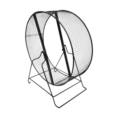 LOVIVER Metallhamster -Übungsrad mit Rack, 21cm von LOVIVER