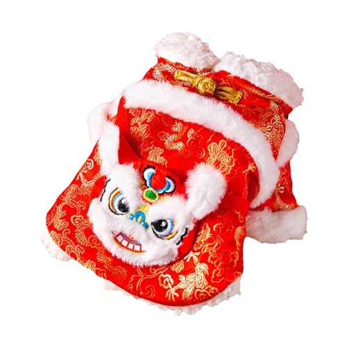 LOVIVER Neujahrs-Hundekostüm, Tang-Anzug für Hunde, Tanz, Haustierkostüm, Haustierkleidung für Hunde, Bichon, Welpen, Cosplay, Feier, XL LOVIVER Neujahrs-Hundekostüm, Tang-Anzug für Hunde, Tanz, Haustierkostüm, Haustierkleidung für Hunde, Bichon, Welpen, Cosplay, Feier, XL von LOVIVER