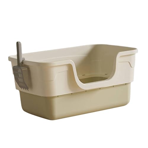LOVIVER Offene Katzentoilette, Katzentoilette, Sandkasten mit Schaufel, extra groß, leicht zu bewegen, Kätzchentöpfchen, Kätzchentoilette, Katzenstreupfanne, Grün LOVIVER Offene Katzentoilette, Katzentoilette, Sandkasten mit Schaufel, extra groß, leicht zu bewegen, Kätzchentöpfchen, Kätzchentoilette, Katzenstreupfanne, Grün von LOVIVER
