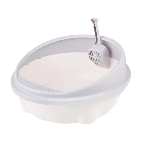 LOVIVER Offene Katzentoilette, Tiefe Toilette, Kätzchentoilette, Katzentoilette mit Löffel, leicht zu reinigende Haustiertoilette für Kätzchen, Welpen, 35 cm x 33 cm x 16 cm LOVIVER Offene Katzentoilette, Tiefe Toilette, Kätzchentoilette, Katzentoilette mit Löffel, leicht zu reinigende Haustiertoilette für Kätzchen, Welpen, 35 cm x 33 cm x 16 cm von LOVIVER