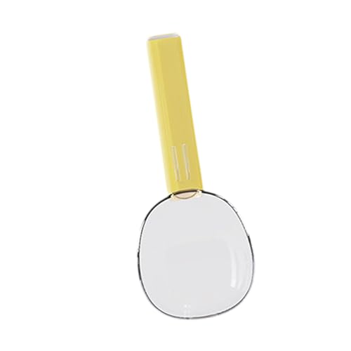 LOVIVER Pet Treat, Hundelöffel mit Bag -Clip, Multi -Gebrauch Messungsschaufel für Hundekatze Futter Messlöffel für Ladenreisen im Freien, Gelb von LOVIVER