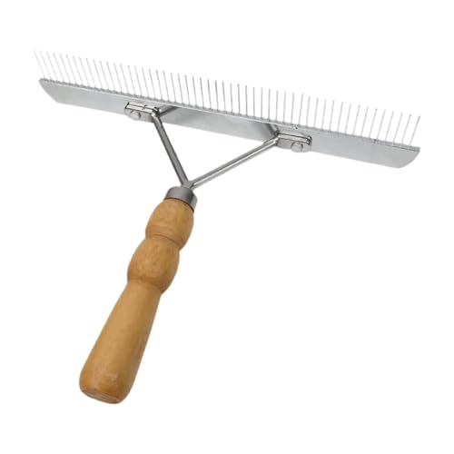 LOVIVER Praktischer Pferdehaar Kamm, Pferdnagel Rake Kamm, Langer Zahnabsatzkamm, nützliche Pferdebürste Haustier Pferdehaare für Pferd von LOVIVER