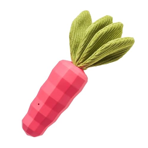 LOVIVER Quietschendes Kauspielzeug für Hunde, Gummi-Karotten-Hundespielzeug, Bereicherungsspielzeug, Apportieren, Chase, Kauen, Laufen, Quietschendes LOVIVER Quietschendes Kauspielzeug für Hunde, Gummi-Karotten-Hundespielzeug, Bereicherungsspielzeug, Apportieren, Chase, Kauen, Laufen, Quietschendes von LOVIVER