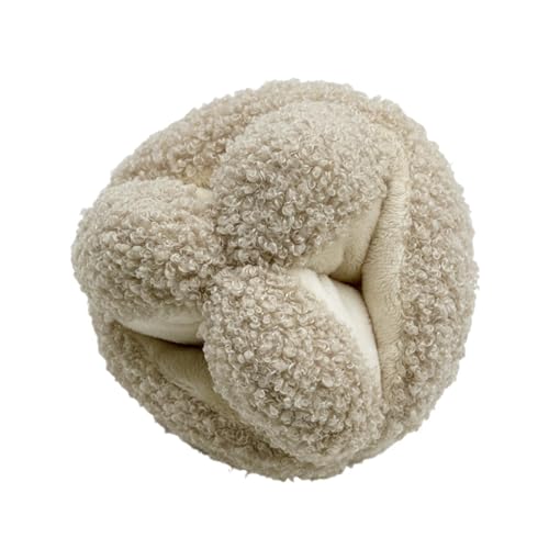 LOVIVER Quietschspielzeug für Hunde, Kauspielzeug, Leicht, Sofaschutz, Einfach zu Tragen, Gefüllter Ball mit Haustieren, Interaktives Spielen für Kleine Und M, Hellbraun LOVIVER Quietschspielzeug für Hunde, Kauspielzeug, Leicht, Sofaschutz, Einfach zu Tragen, Gefüllter Ball mit Haustieren, Interaktives Spielen für Kleine Und M, Hellbraun von LOVIVER