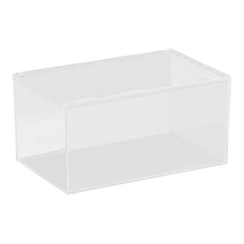 LOVIVER Reptilien-Terrarium, transparenter Reptilienkäfig, Spinnengehege, Reptilien-Fütterungsbox, Schildkrötentank für Eidechsen, Flusskrebse, Schlangen von LOVIVER