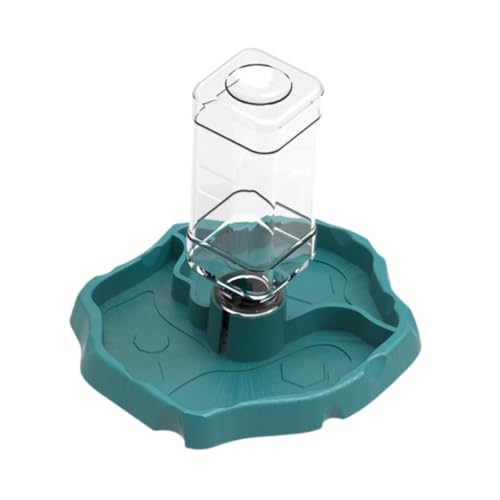 LOVIVER Reptilien-Wasserschale, Reptilien-Trinkflasche, Reptilien-Futterbecken, automatischer Trinkspender, Blau von LOVIVER