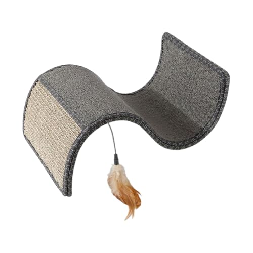 LOVIVER S-förmiges Katzenkratzbrett, Möbelschutz, Training, multifunktionales Heimtierbedarf, Katzenbett, Kratzpad LOVIVER S-förmiges Katzenkratzbrett, Möbelschutz, Training, multifunktionales Heimtierbedarf, Katzenbett, Kratzpad von LOVIVER
