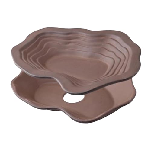 LOVIVER Schildkröten-Badebecken, Wasserschale für Schildkröten, Einweichschale, doppelschichtige Wasserschale für Schildkröten, für Frösche, Schildkröten und von LOVIVER