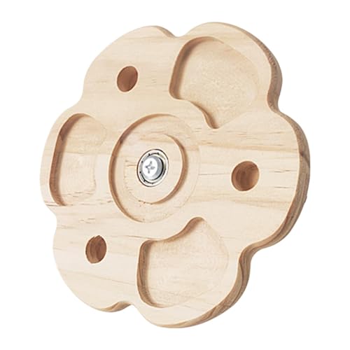 LOVIVER -Spielzeug, Hamster-Kauspielzeug, rotierendes hölzernes Kleintier-Hängeübungsrad für Frettchen, Ratten, Eichhörnchen, Trainingsübung, Blume LOVIVER -Spielzeug, Hamster-Kauspielzeug, rotierendes hölzernes Kleintier-Hängeübungsrad für Frettchen, Ratten, Eichhörnchen, Trainingsübung, Blume von LOVIVER