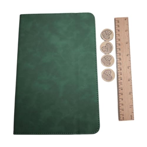 LOVIVER Strickmusterhalter -Diagramm -Keeper -Zubehör, Arts -Chart -Keeper -Vorräte, Premium -Strickwerkzeug, Diagrammhalter faltbar, Dunkelgrün von LOVIVER